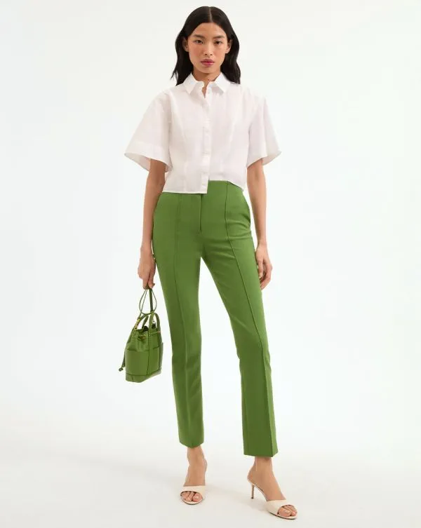 Kean Pant Lemongrass Women Veronica Beard Pants