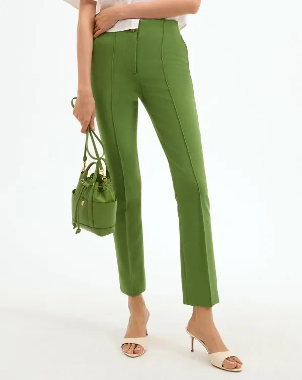 Kean Pant Lemongrass Women Veronica Beard Pants Kean Pant Lemongrass Women Veronica Beard Pants
