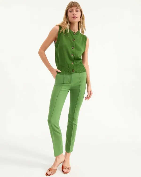 Kean Pant Lemongrass Women Veronica Beard Pants Kean Pant Lemongrass Women Veronica Beard Pants