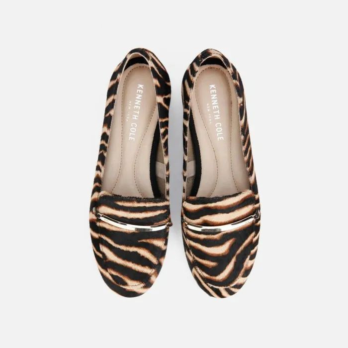Kenneth Cole Balance Loafer Bar Graphic Zebra Women Flats Kenneth Cole Balance Loafer Bar Graphic Zebra Women Flats