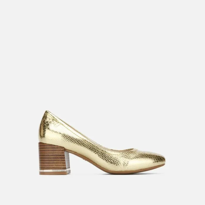 Kenneth Cole Balance Metallic Pump Gold Women Heels