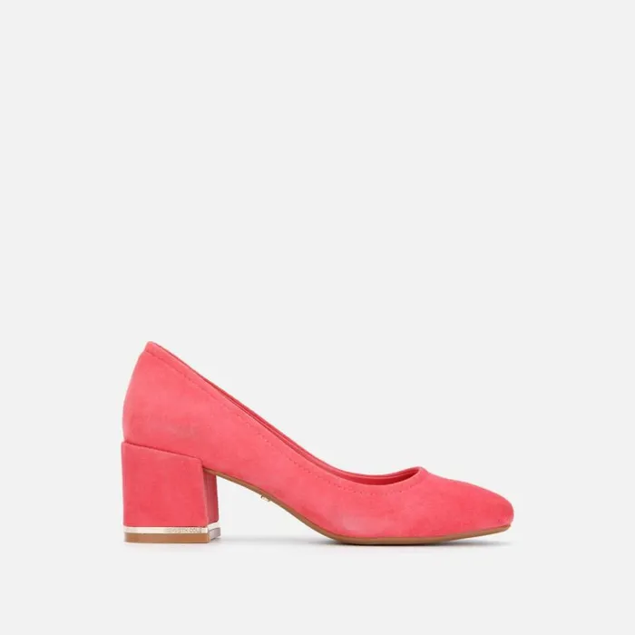 Kenneth Cole Balance Suede Pump Coral Women Heels