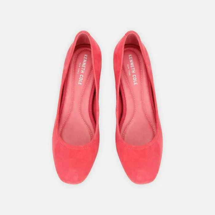 Kenneth Cole Balance Suede Pump Coral Women Heels