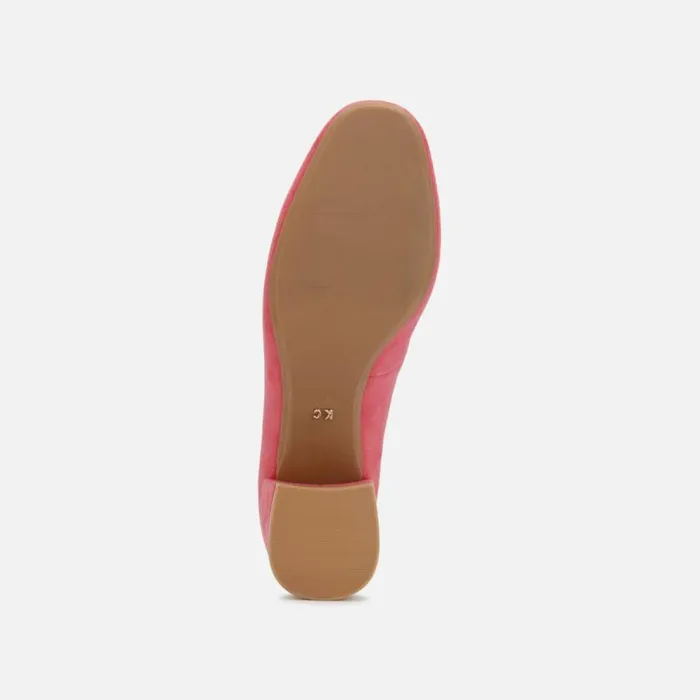 Kenneth Cole Balance Suede Pump Coral Women Heels