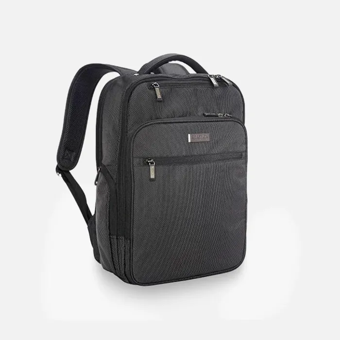 Kenneth Cole Brooklyn Commuter Double Compartment Backpack Charcoal Men Bags
