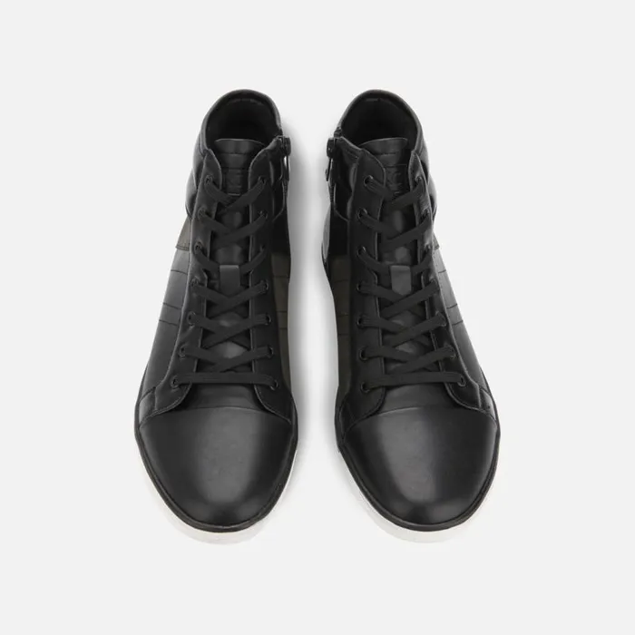 Kenneth Cole Center Resource High Top Sneaker Black Men Sneakers