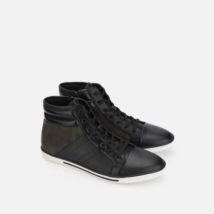 Kenneth Cole Center Resource High Top Sneaker Black Men Sneakers