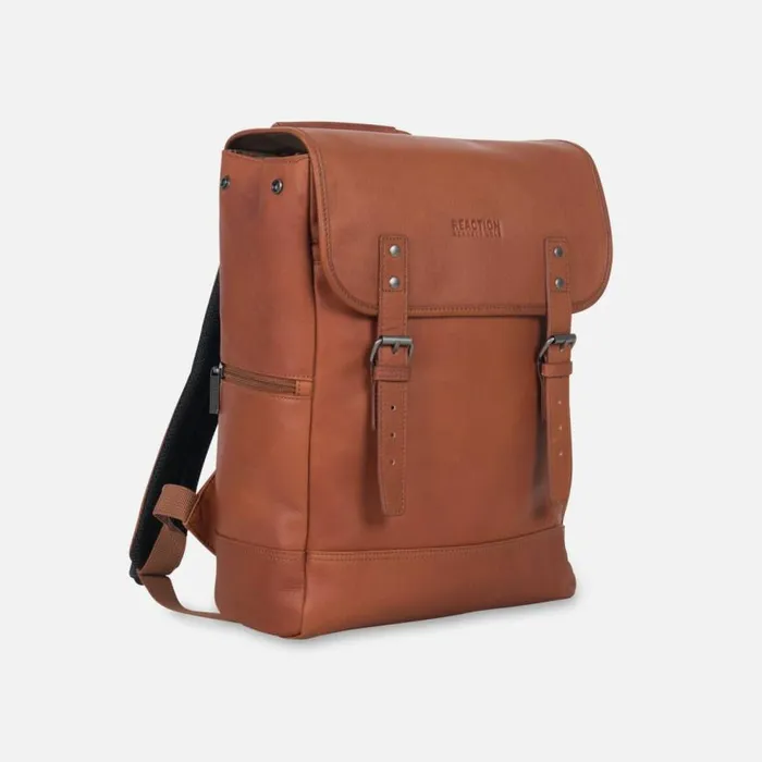 Kenneth Cole Computer Leather PackEr Cognac Men Bags