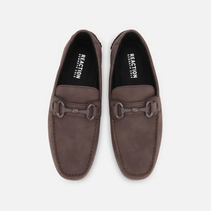 Kenneth Cole Dawson Bit Driver Chocolate Men Loafers