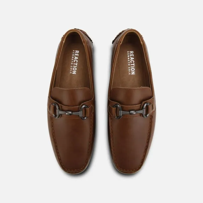 Kenneth Cole Dawson Bit Driver Cognac Men Loafers