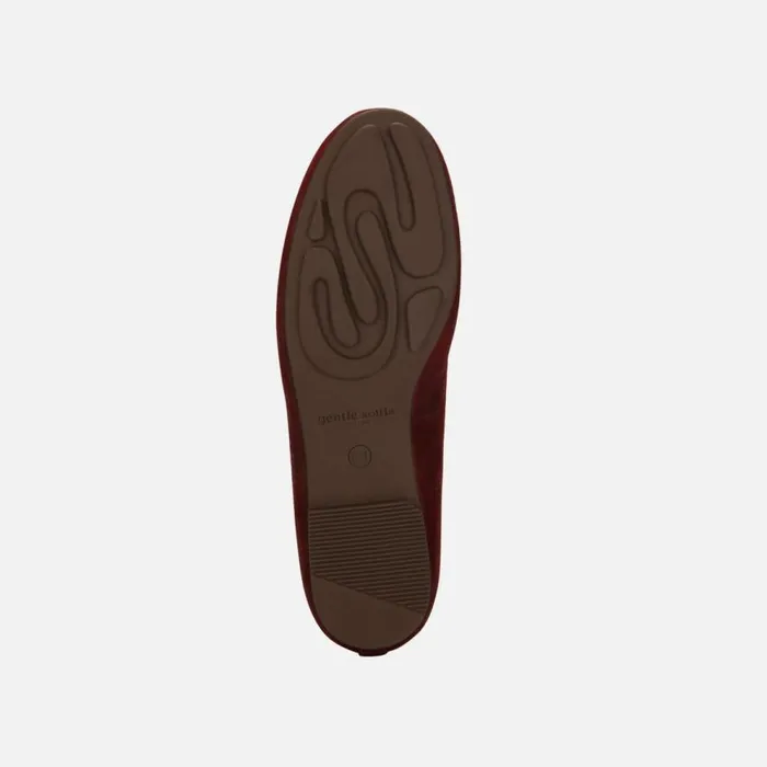 Kenneth Cole Eugene Leather Loafer Flat Merlot Women Flats