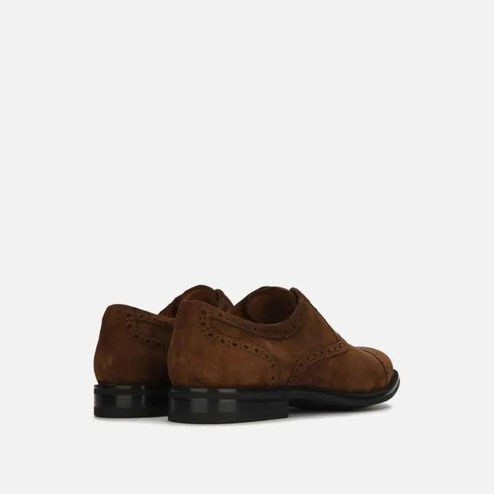 Kenneth Cole Futurepod Cap Toe Suede Oxford With The Rebound System Ip Tobacco Men Dress