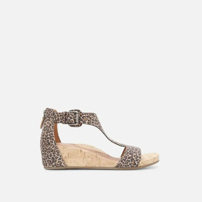 Kenneth Cole Gisele Wedge Sandal Fossil Women Sandals