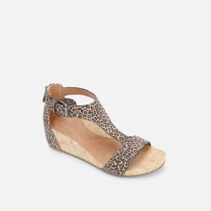 Kenneth Cole Gisele Wedge Sandal Fossil Women Sandals