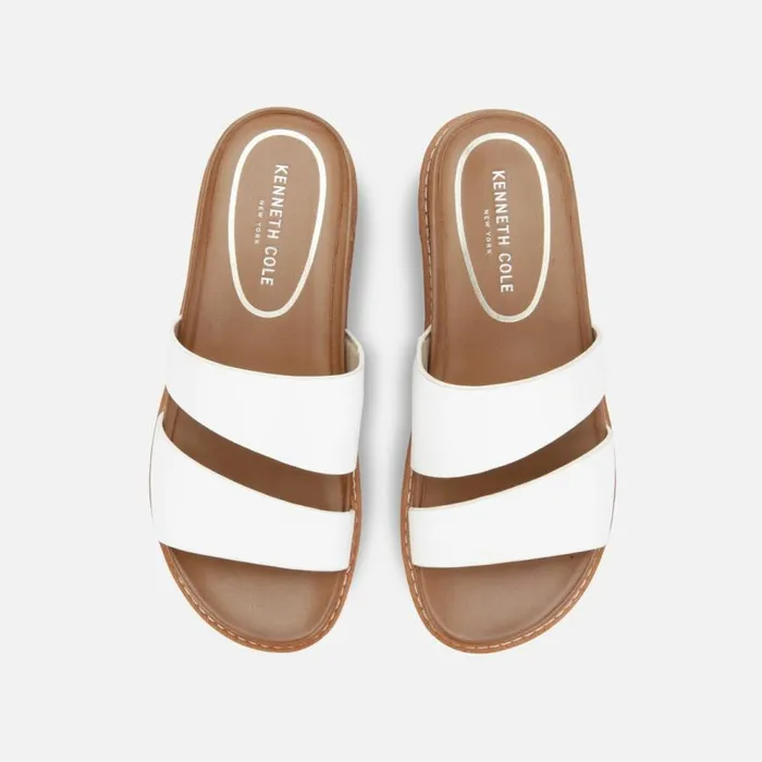 Kenneth Cole Laney Lightweight Slide With Eva White Women Sandals