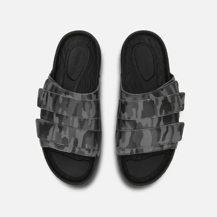 Kenneth Cole Nova Band Slide Sandal Black Camo Men Sandals