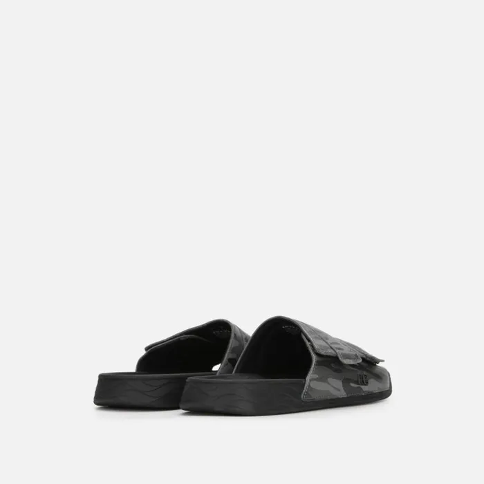 Kenneth Cole Nova Band Slide Sandal Black Camo Men Sandals