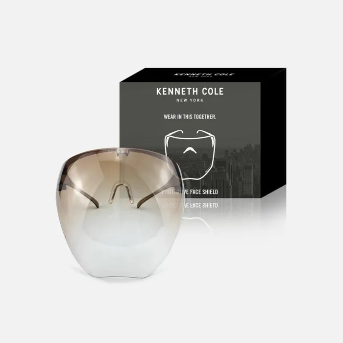 Kenneth Cole Protective Face Shield Brown WomenMen Protective Wear