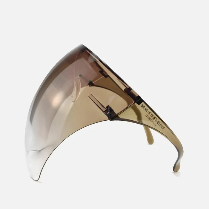 Kenneth Cole Protective Face Shield Brown WomenMen Protective Wear