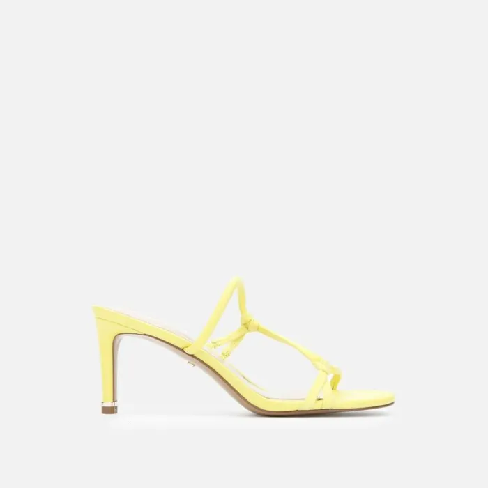 Kenneth Cole Riley 70 Strappy Sandal Lemon Women Heels