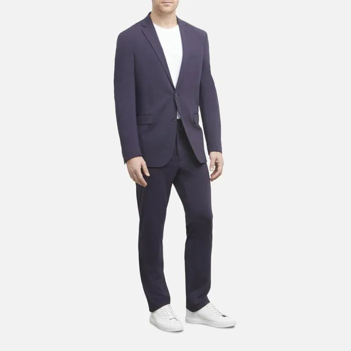 Kenneth Cole Slim Fit XtraFlex Light Weight Knit Suit Blue Men Suiting