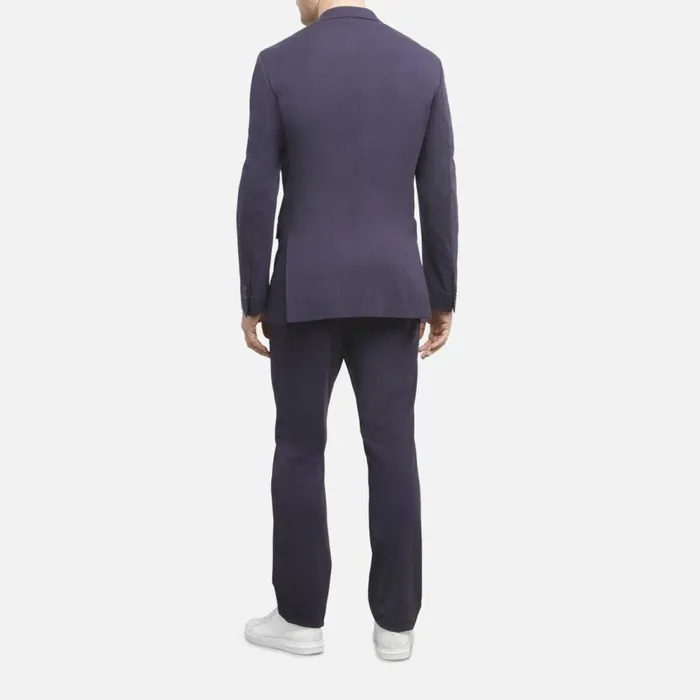 Kenneth Cole Slim Fit XtraFlex Light Weight Knit Suit Blue Men Suiting
