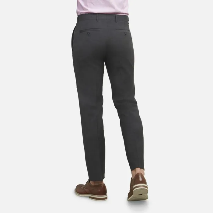 Kenneth Cole Travel Ready Straight Leg Suit Pant Charcoal Men Bottoms