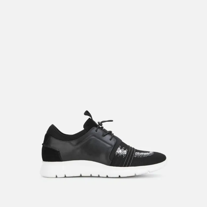 Kenneth Cole Trent Flex Knit Jogger Blackwhite Men Sneakers