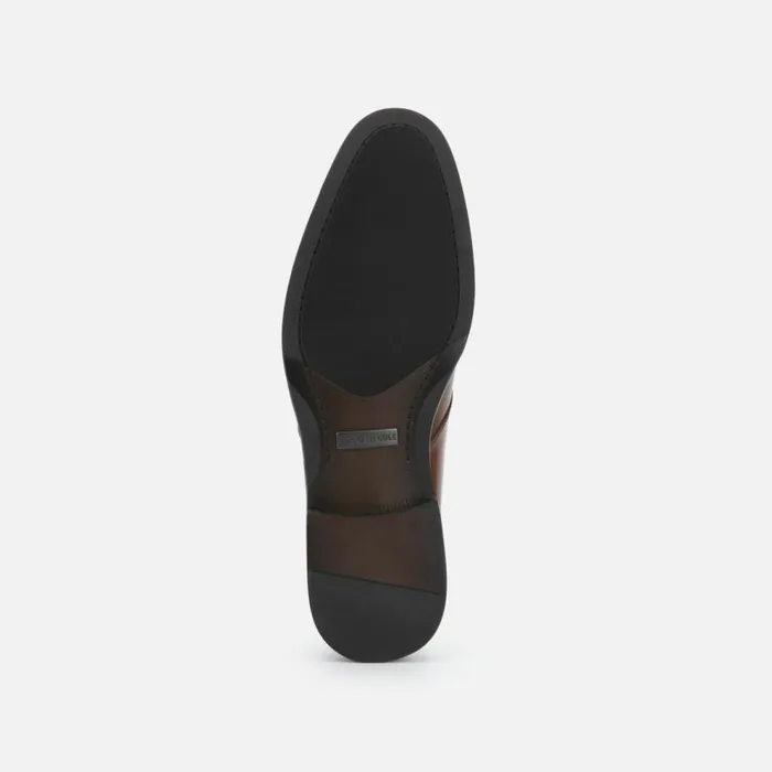 Kenneth Cole Tully Leather Chukka Boot Cognac Men Boots