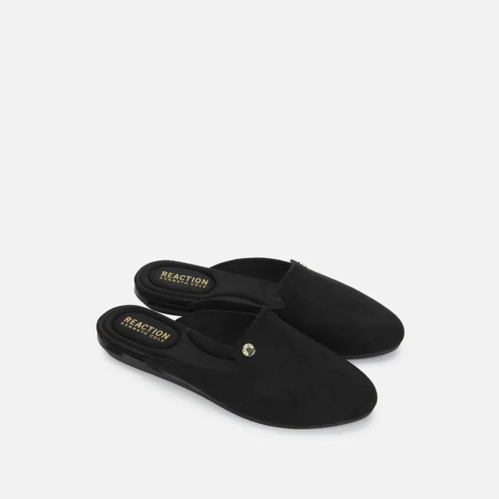 Kenneth Cole Viv Slide Black Women Flats