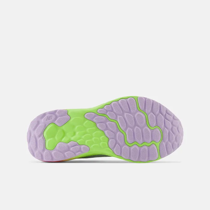 Kids Fresh Foam Arishi v4 Bungee Lace with Top Strap Light Aluminum with Cyber Lilac and Neon Pink Size 105 8211 3 New Balance Kids Fresh Foam Arishi v4 Bungee Lace with Top Strap Light Aluminum with Cyber Lilac and Neon Pink Size 105 8211 3 New Balance