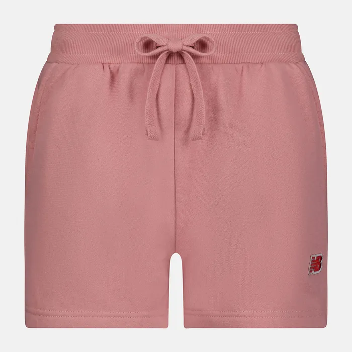 Kids NB Essential Stacked Logo Short HAZY ROSE Bottoms New Balance