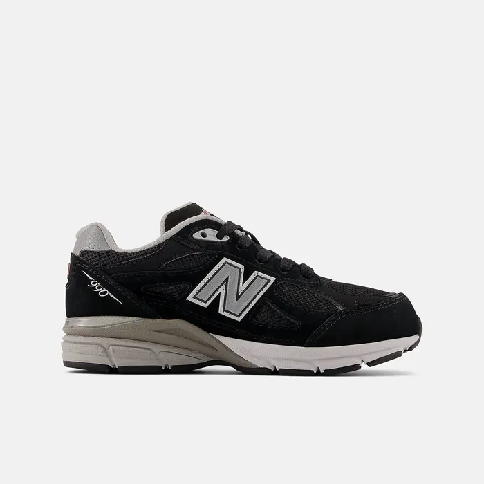 Kids New Balance 990v3 Black with Grey Size 105 8211 3