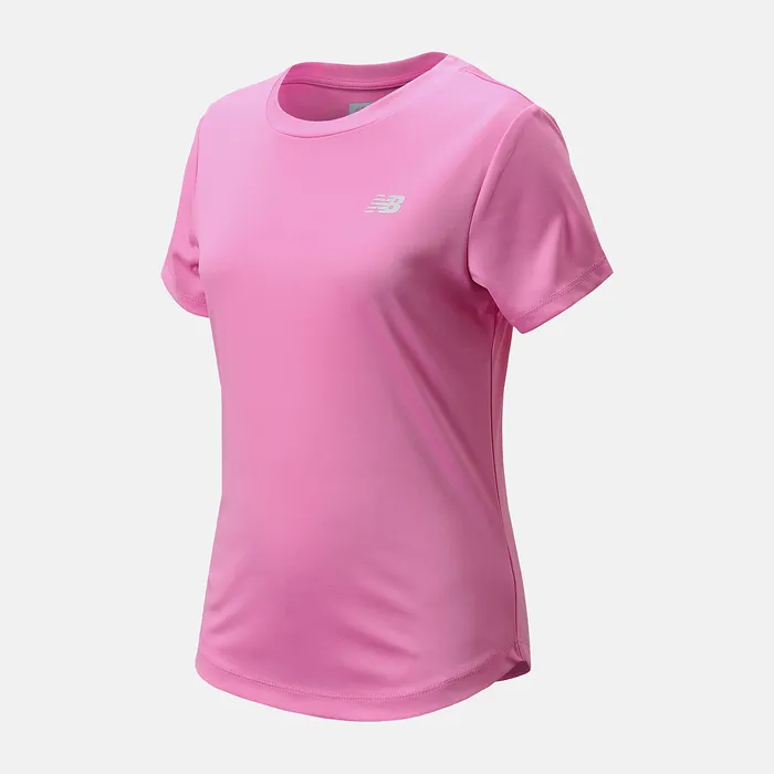 Kids New Balance Jersey Top VIBRANT PINK Tops
