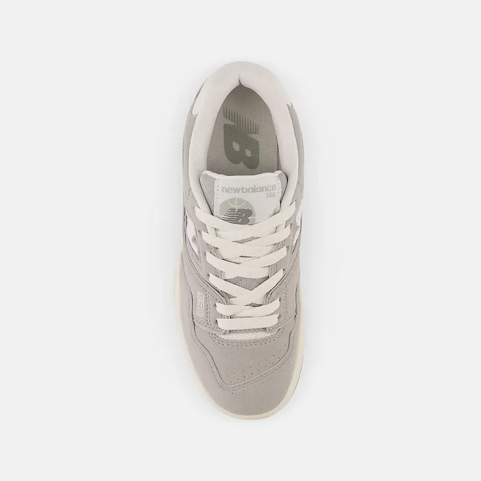 Kids Size 35 8211 7 New Balance 550 Concrete with White Kids Size 35 8211 7 New Balance 550 Concrete with White