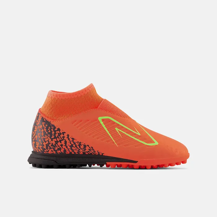 Kids Tekela v4 Magique Junior TF Neon Dragonfly with Black and Coloro Green Cleats New Balance Kids Tekela v4 Magique Junior TF Neon Dragonfly with Black and Coloro Green Cleats New Balance