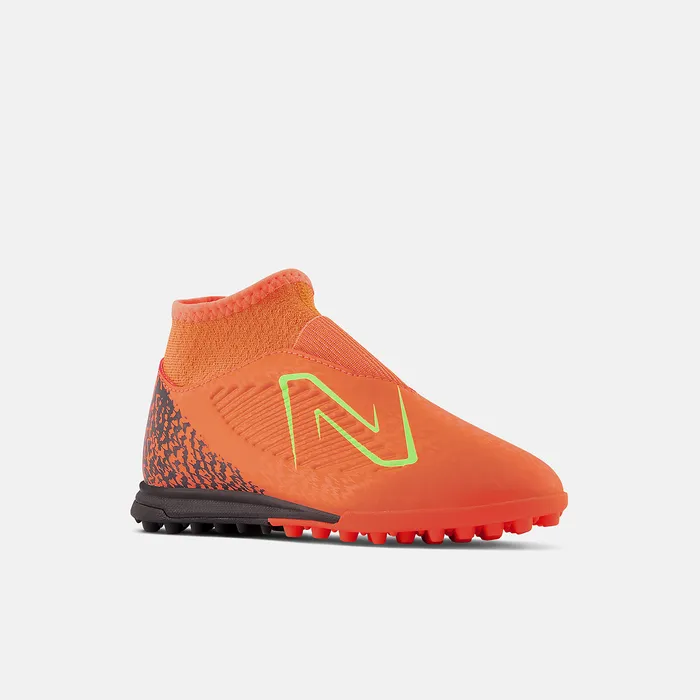 Kids Tekela v4 Magique Junior TF Neon Dragonfly with Black and Coloro Green Cleats New Balance Kids Tekela v4 Magique Junior TF Neon Dragonfly with Black and Coloro Green Cleats New Balance