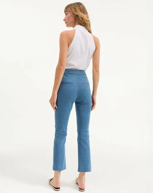 Kimra StraightLeg Pant Sea Glare Women Veronica Beard Pants Kimra StraightLeg Pant Sea Glare Women Veronica Beard Pants