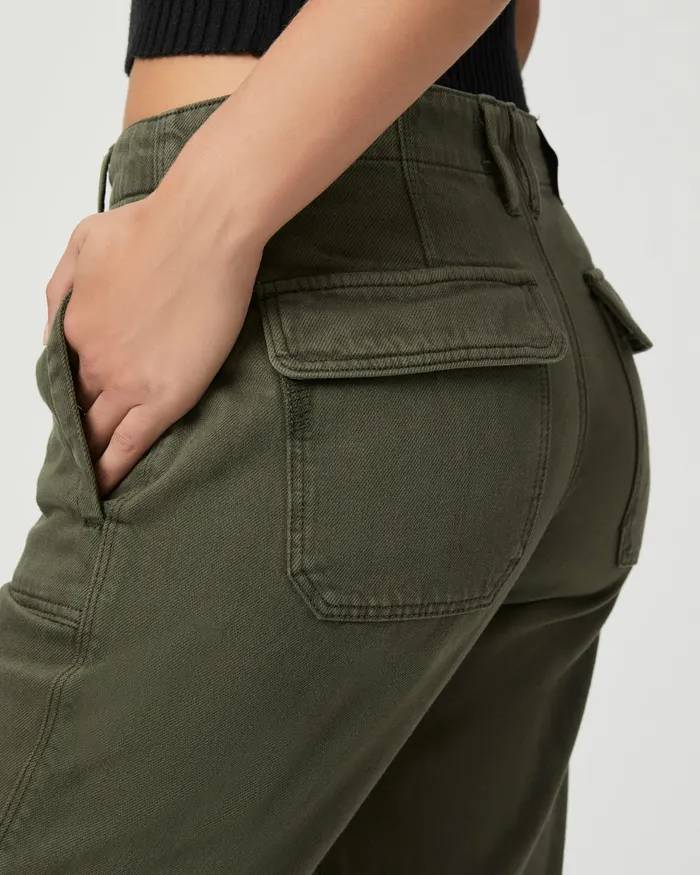 Kirby Straight Pant 8211 Vintage Forester Green Denim PAIGE Women Kirby Straight Pant 8211 Vintage Forester Green Denim PAIGE Women
