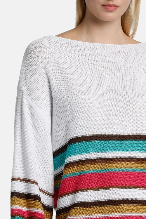 Knitwear Luisa Spagnoli Women Colors Colors White