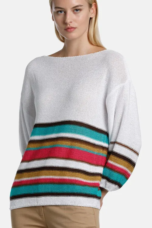 Knitwear Luisa Spagnoli Women Colors Colors White