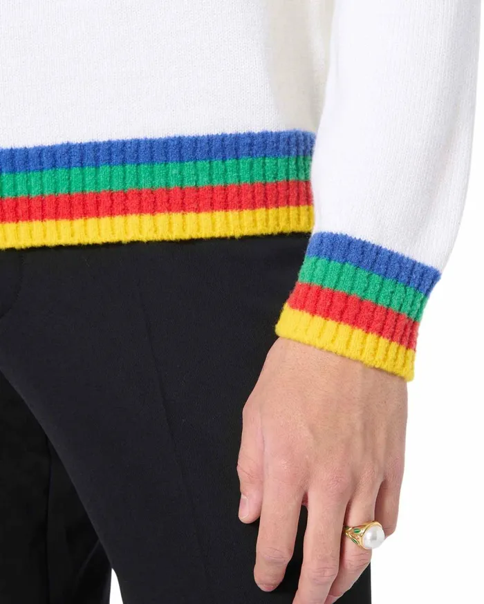 Knitwear Men Casablanca Paris Heart Boucle Jumper