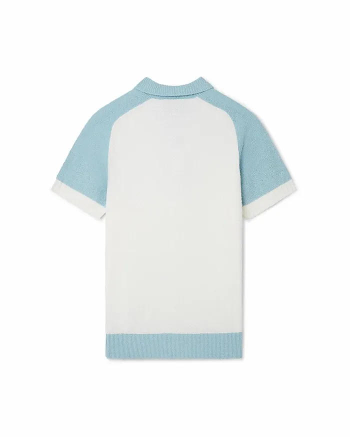 Knitwear Men Casablanca Paris Raglan Boucle Polo Shirt