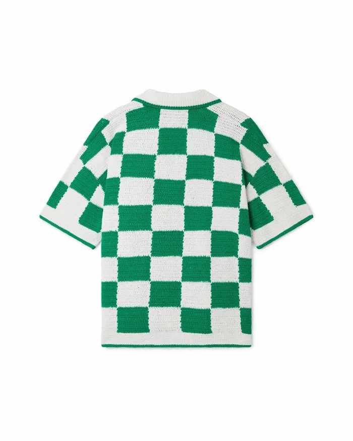 Knitwear Men Casablanca Paris Scuba Crochet Shirt Knitwear Men Casablanca Paris Scuba Crochet Shirt
