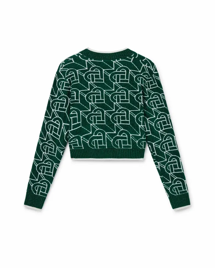 Knitwear Women Casablanca Paris Heart Monogram Cardigan Knitwear Women Casablanca Paris Heart Monogram Cardigan