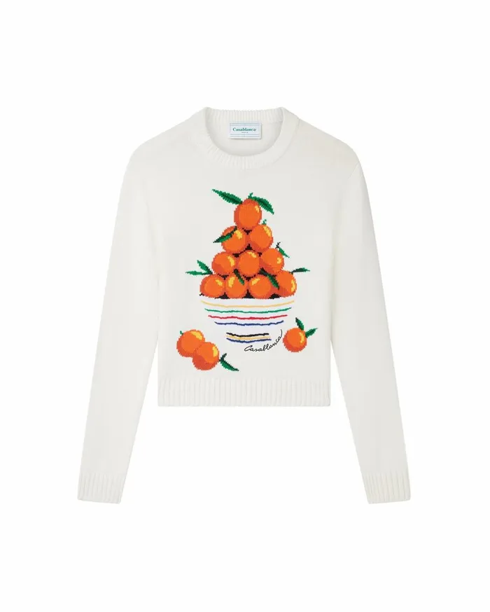 Knitwear Women Casablanca Paris Pyramide D039Oranges Jumper