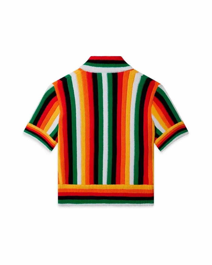 Knitwear Women Casablanca Paris Striped Towelling Top