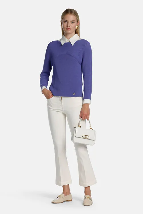Knitwear Women Luisa Spagnoli Canneto Canneto Periwinkle Knitwear Women Luisa Spagnoli Canneto Canneto Periwinkle