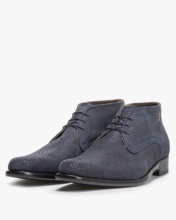 Lace Shoes Men Floris Van Bommel De Draver 0114 Suede