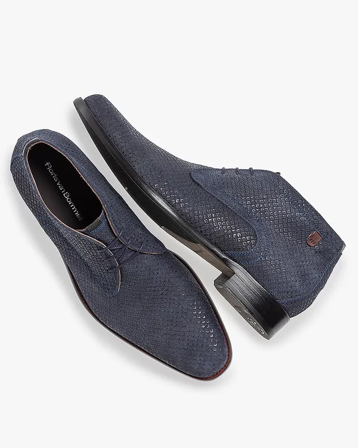 Lace Shoes Men Floris Van Bommel De Draver 0114 Suede